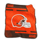 Cleveland Browns Raschel Double Stripe Throw