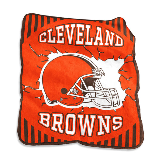 Cleveland Browns Lightning Raschel Throw