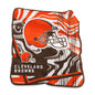 Cleveland Browns Swirl Raschel Throw