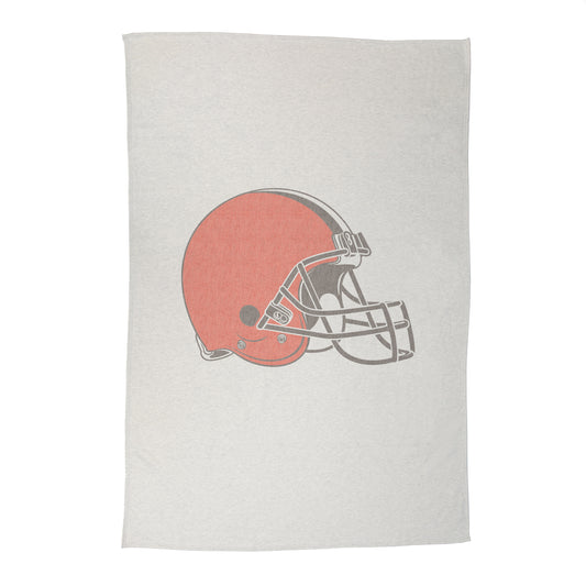 Cleveland Browns Oversized Logo Sublimated Sweatshirt Blanket