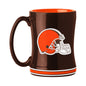 Cleveland Browns 14oz Secondary Color Relief Mug