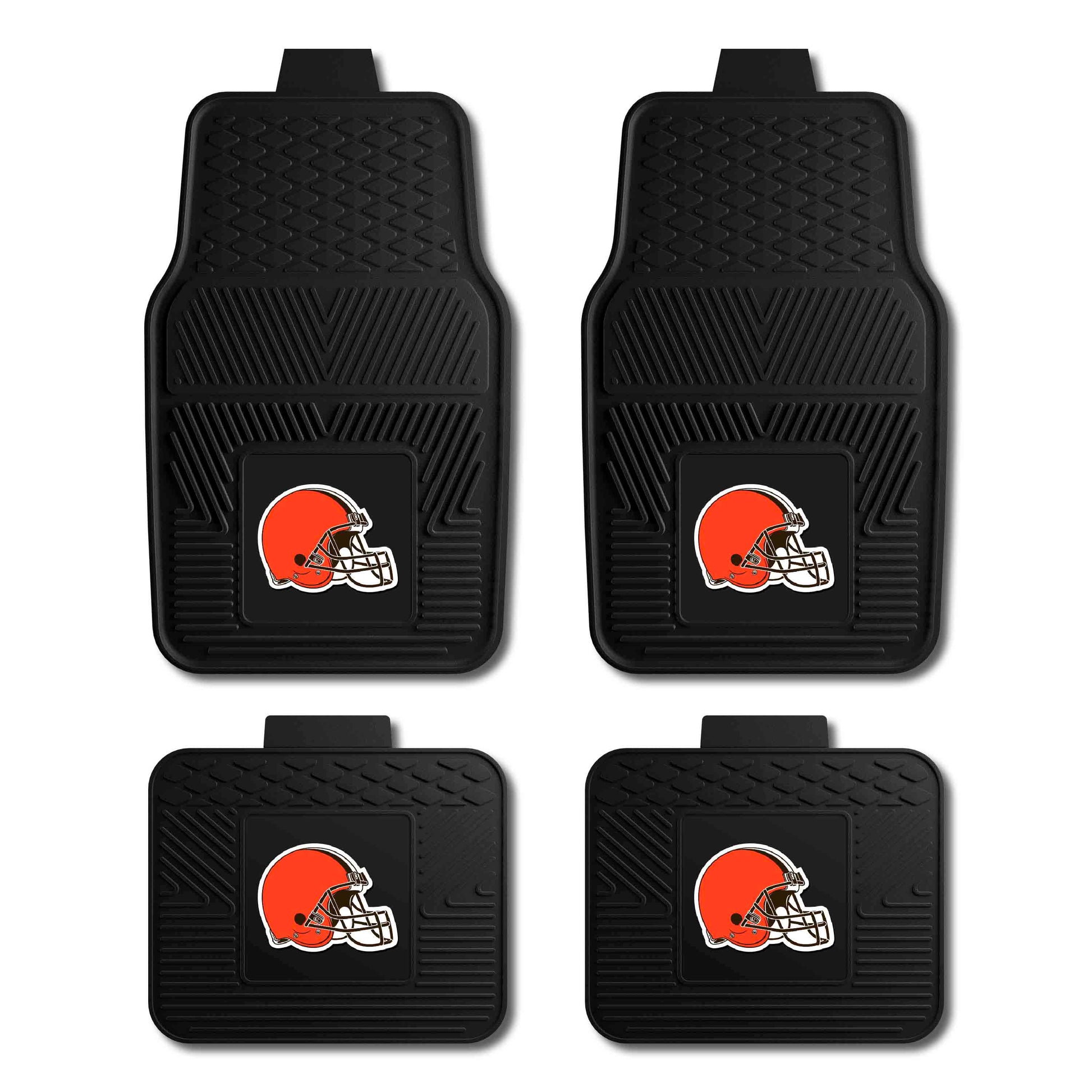 NFL - Cleveland Browns 4-pc Vinyl Car Mat Set