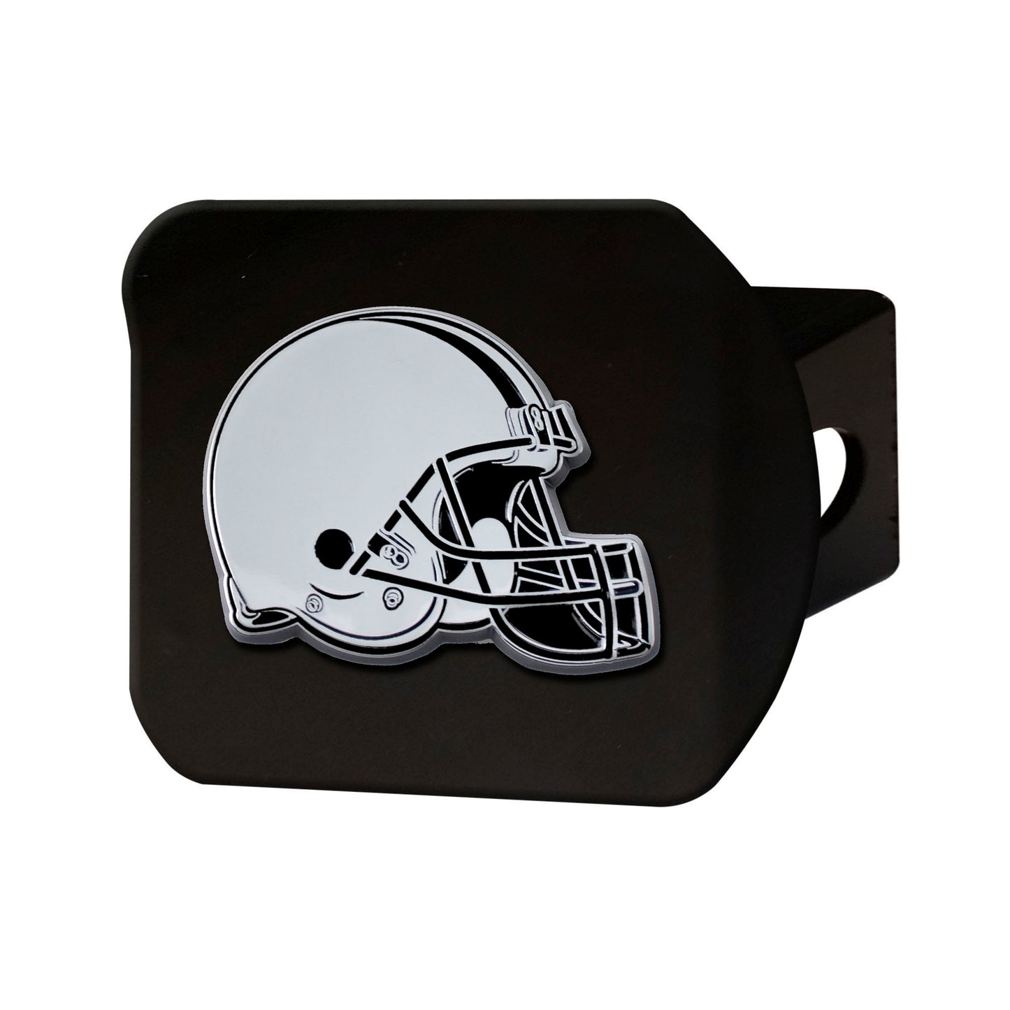 NFL - Cleveland Browns Chrome on Black Hitch Cover