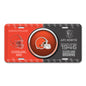 NFL - Cleveland Browns Embossed Metal License Plate