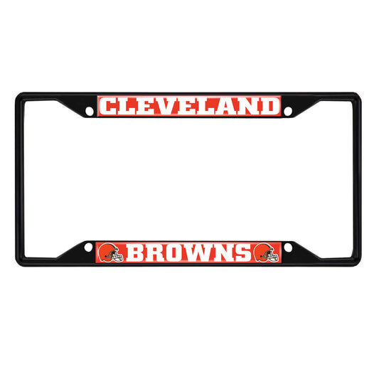 NFL - Cleveland Browns Black License Plate Frame