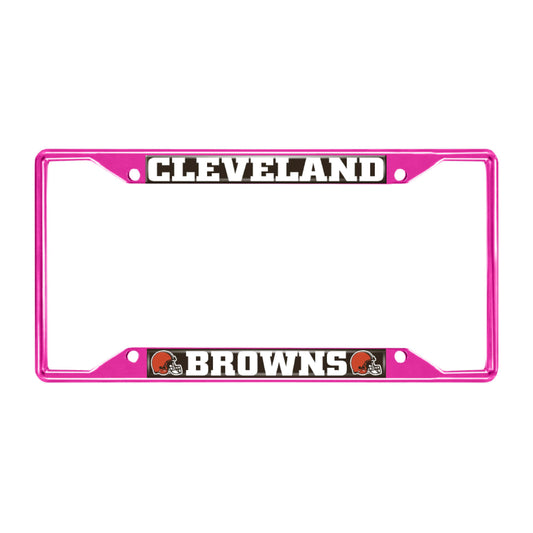 NFL - Cleveland Browns-Pink License Plate Frame