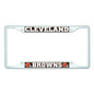 NFL - Cleveland Browns-White License Plate Frame