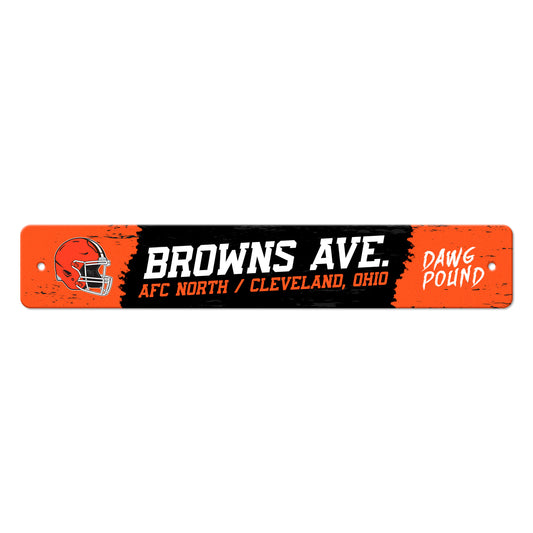 NFL - Cleveland Browns Sign Street Flat