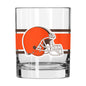 Cleveland Browns 14oz Stripe Rocks Glass