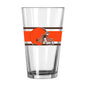 Cleveland Browns 16oz Stripe Pint Glass