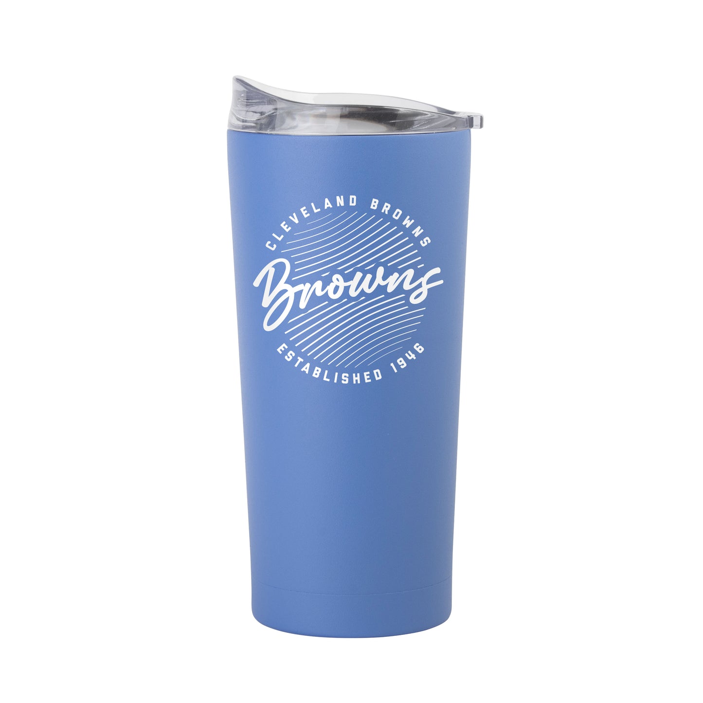 Cleveland Browns 20oz Retro Script Arctic Powder Coat Tumbler