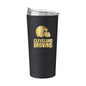 Cleveland Browns Black 20oz Foil Powder Coat Tumbler