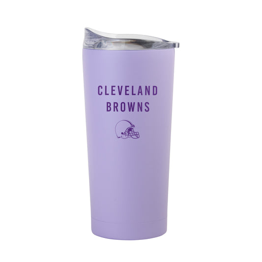 Cleveland Browns 20oz Tonal Lavender Powder Coat Tumbler