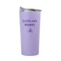 Cleveland Browns 20oz Tonal Lavender Powder Coat Tumbler