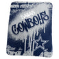 Dallas Cowboys Classic Graffiti Fleece Throw