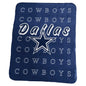 Dallas Cowboys Classic Repeating Team Name Fleece Throw