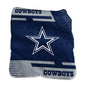 Dallas Cowboys Raschel Double Stripe Throw