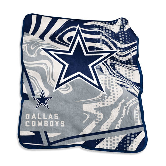 Dallas Cowboys Swirl Raschel Throw