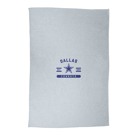 Dallas Cowboys Athletic Gray Sublimated Sweatshirt Blanket