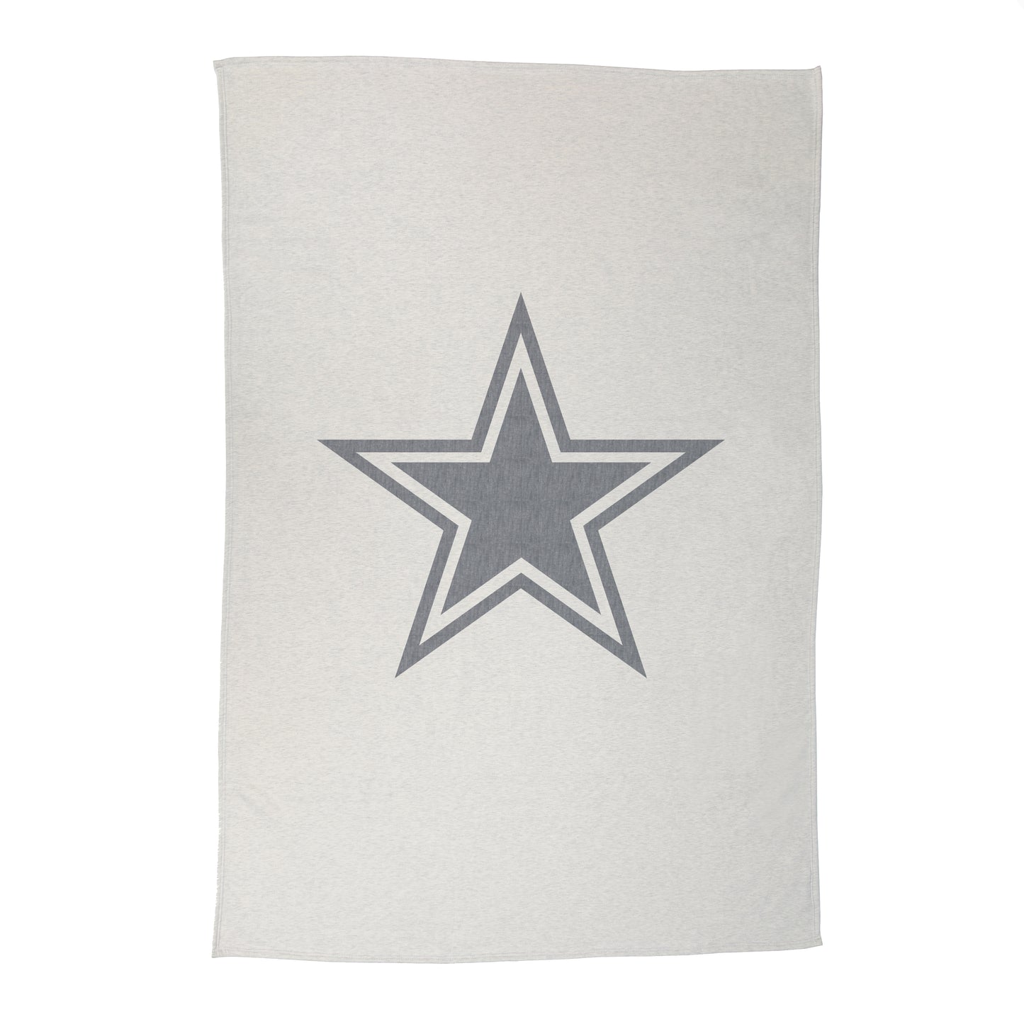 Dallas Cowboys Oversized Logo Sublimated Sweatshirt Blanket