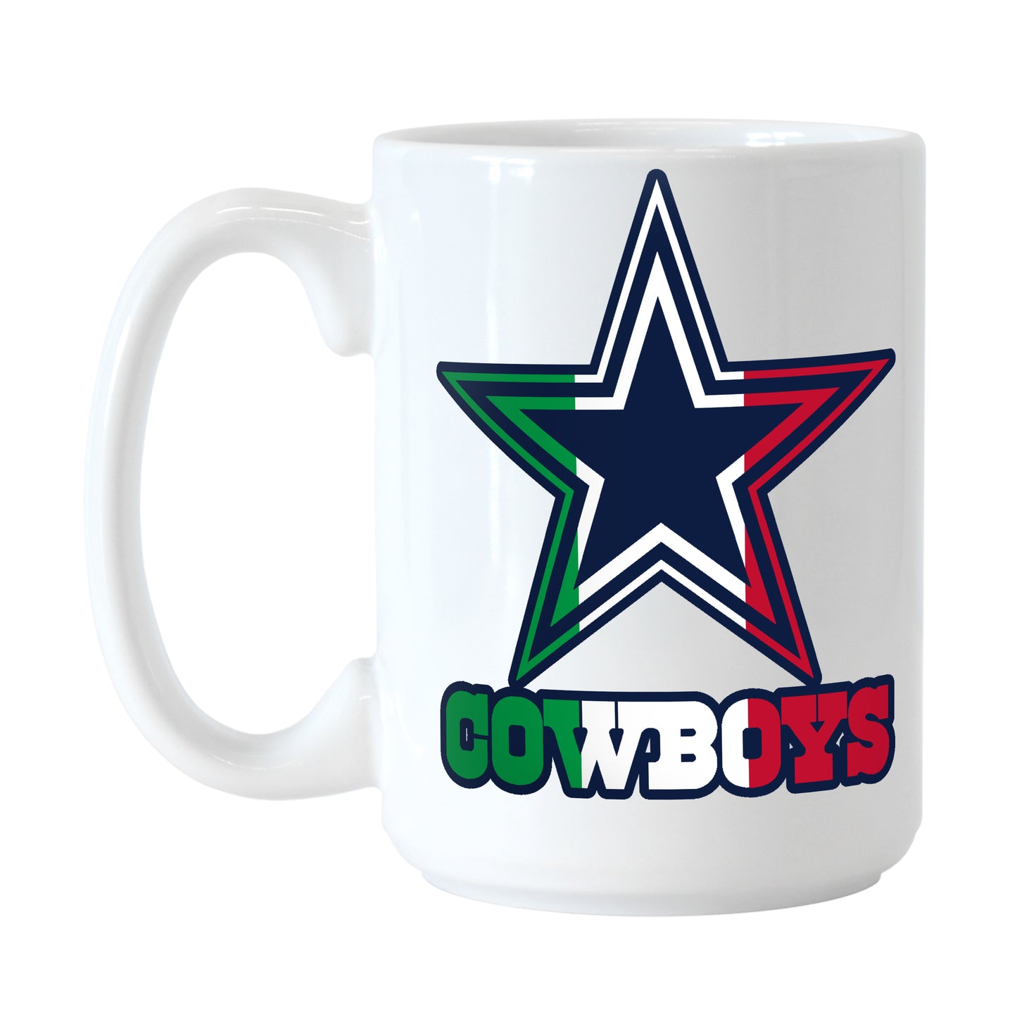 Dallas Cowboys Mexico 15oz Sublimated Mug