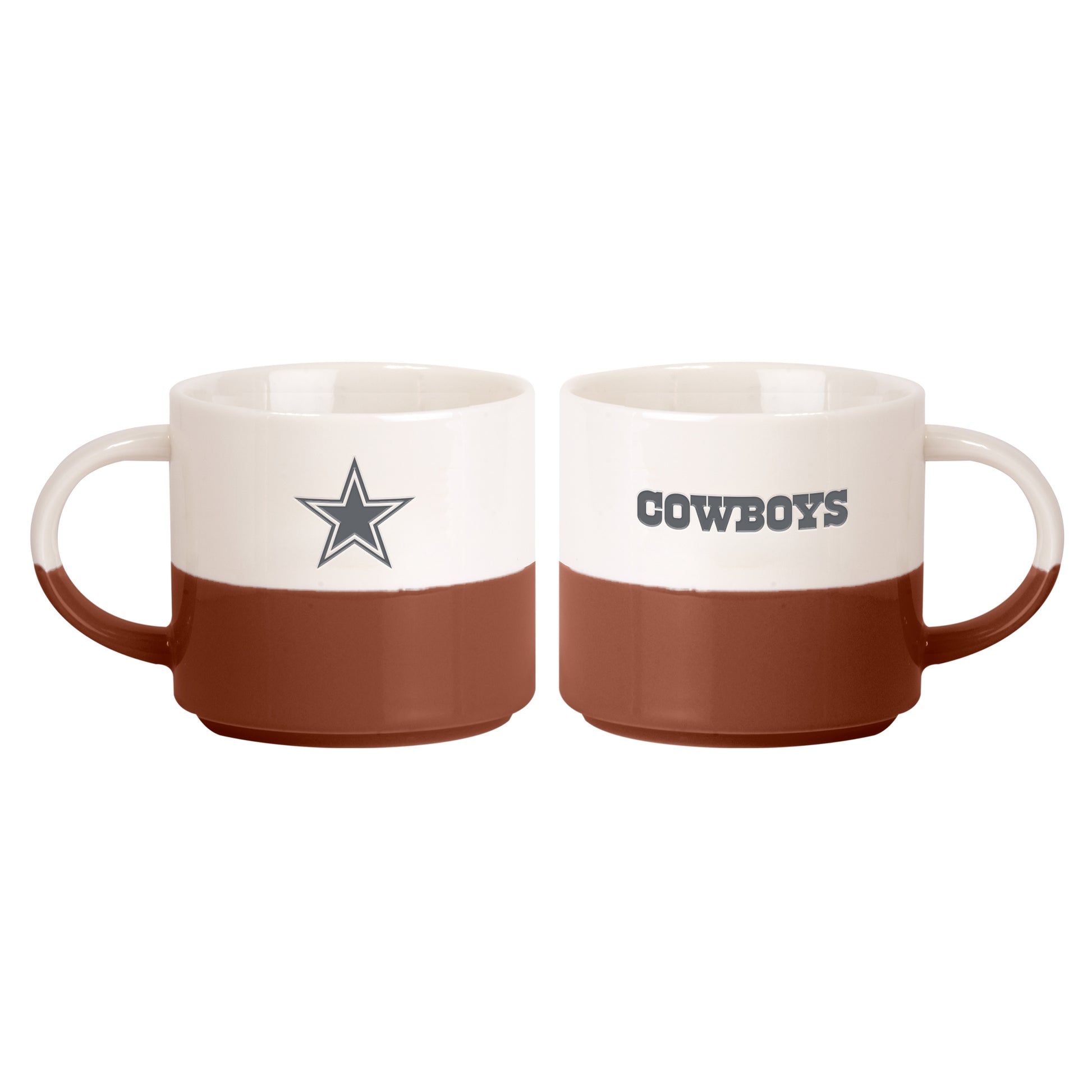 Dallas Cowboys 15oz Walmart Holiday Stackable Mug Set