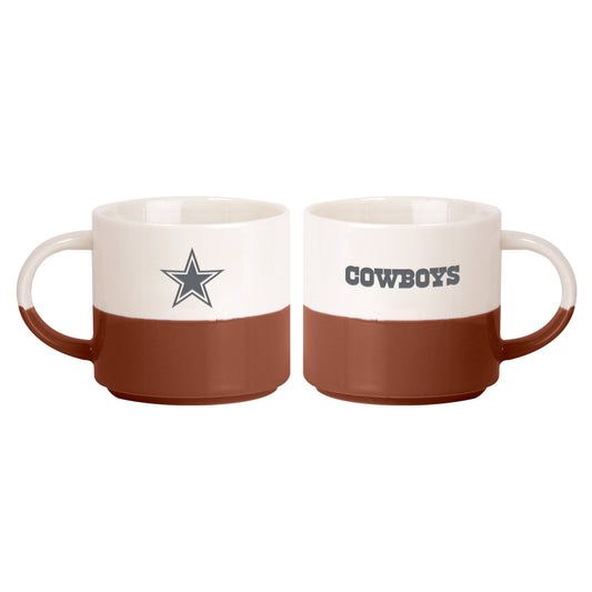 Dallas Cowboys 15oz Walmart Holiday Stackable Mug Set