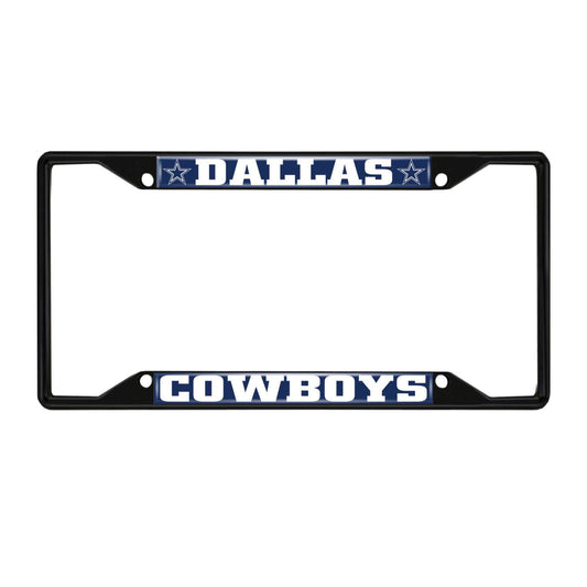NFL - Dallas Cowboys Black License Plate Frame