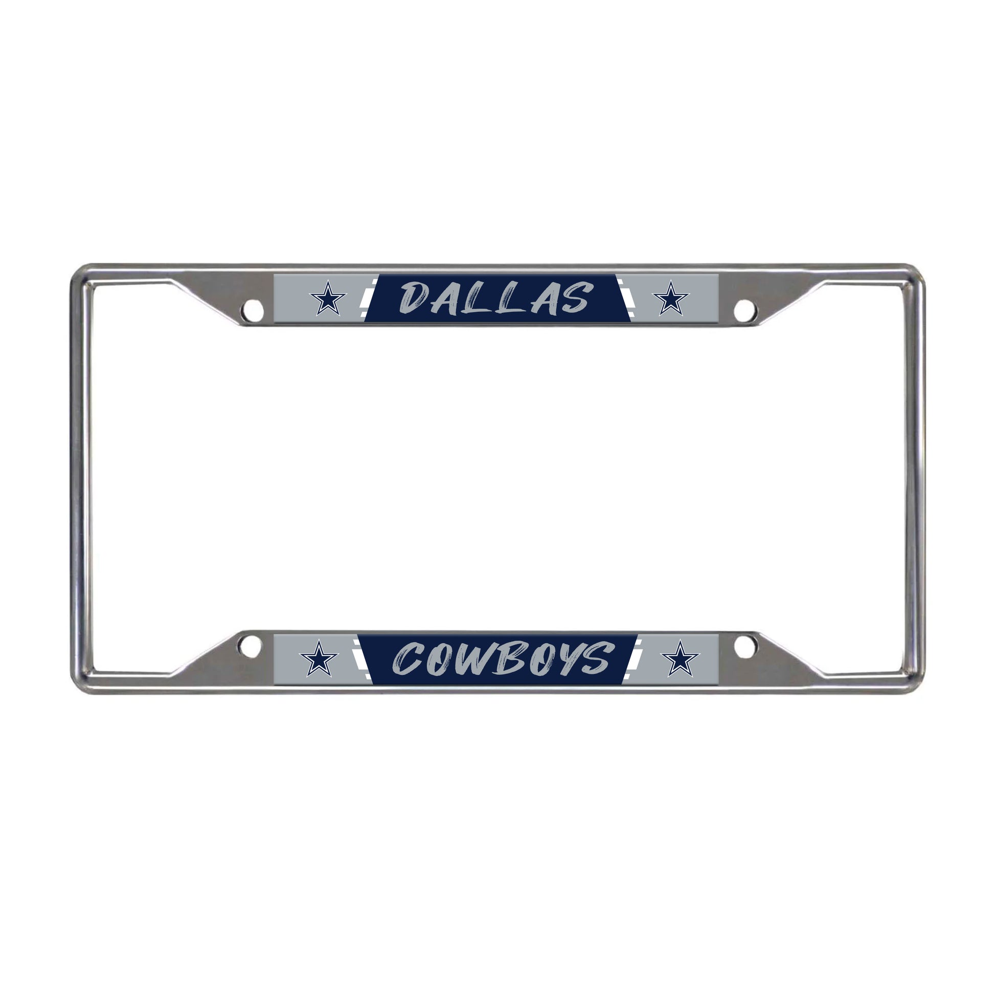 Trinity Dallas Cowboys License Chrome Plate Frame