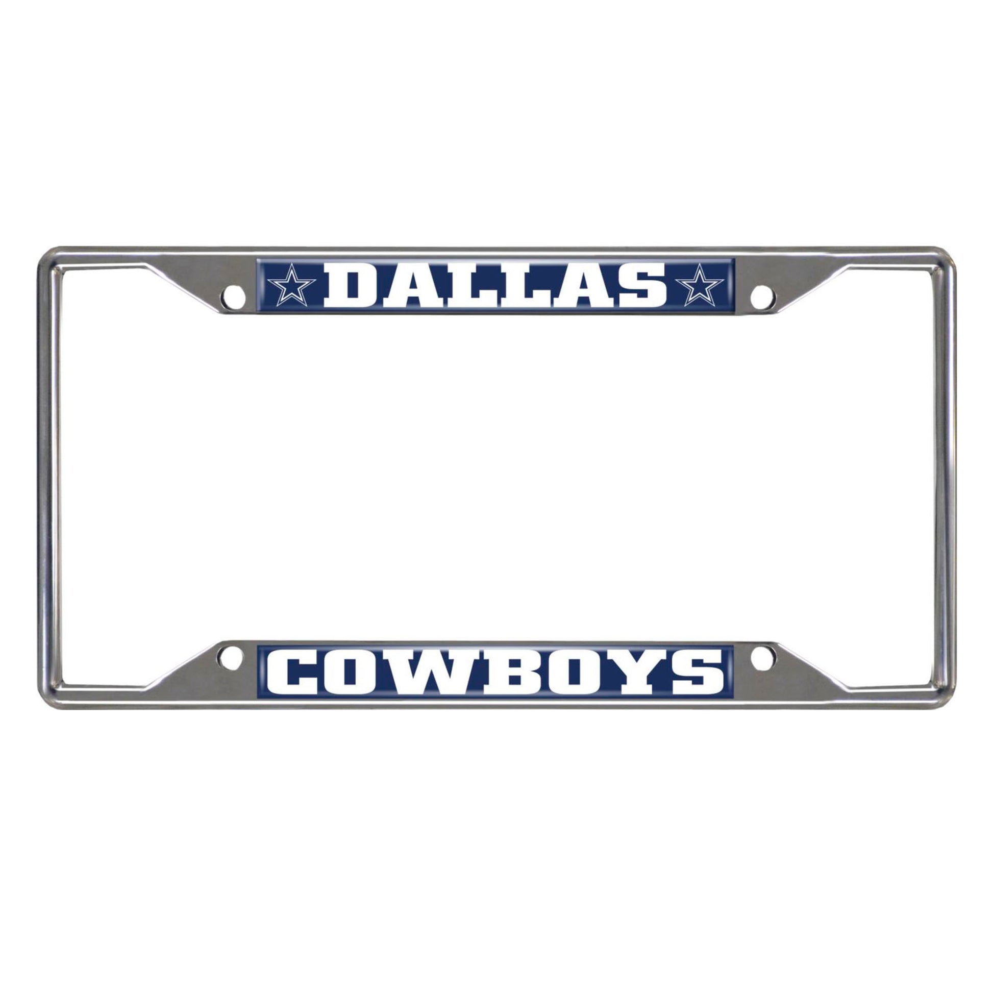 NFL - Dallas Cowboys Chrome License Plate Frame