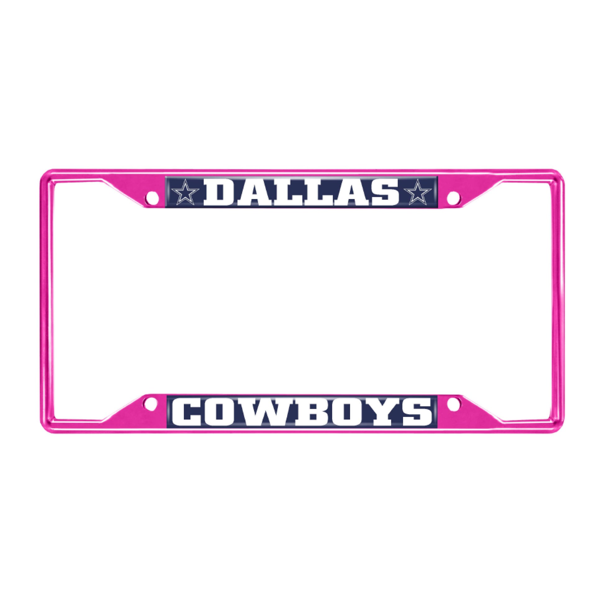 NFL - Dallas Cowboys-Pink License Plate Frame