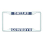 NFL - Dallas Cowboys-White License Plate Frame