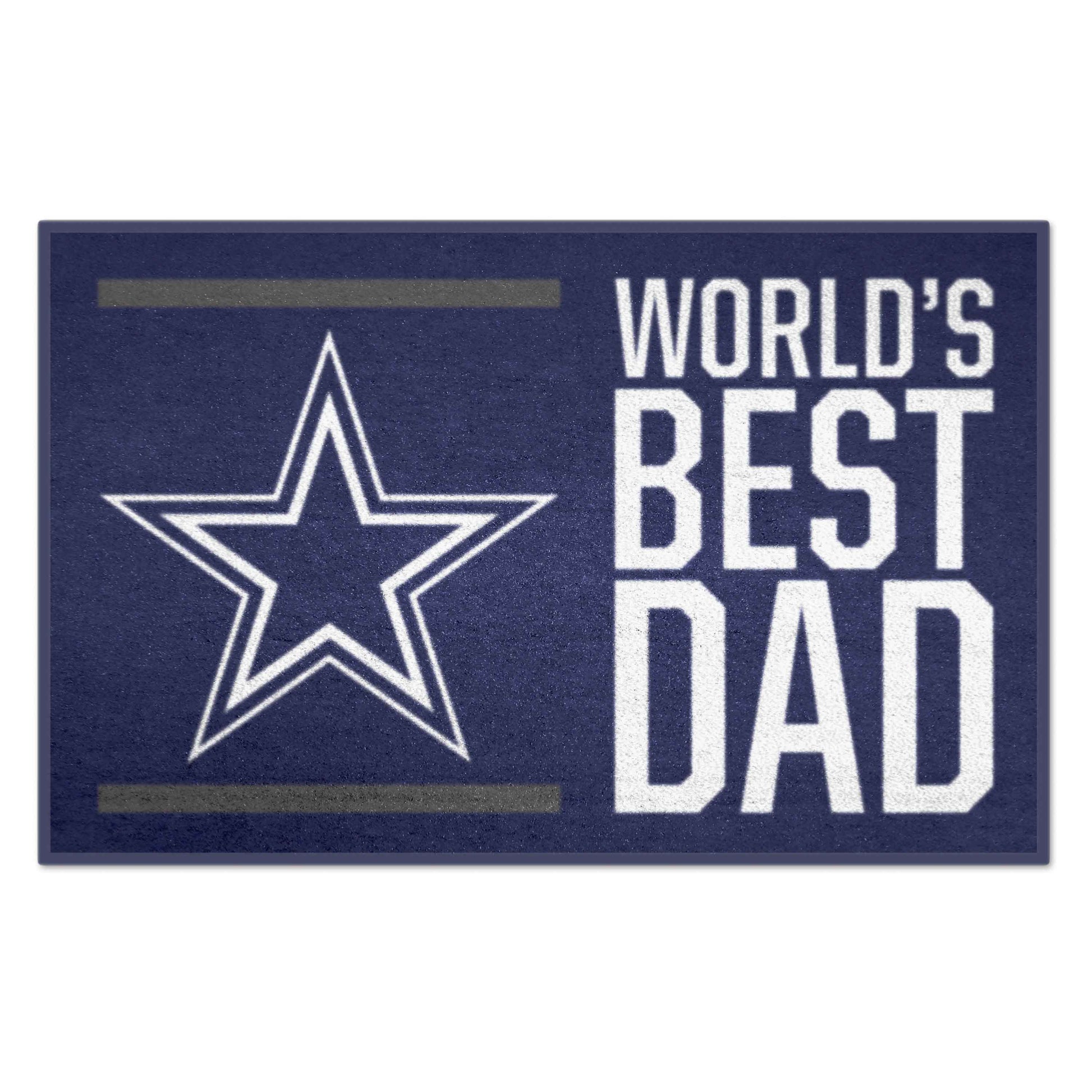 NFL - Dallas Cowboys Starter Mat - World's Best Dad
