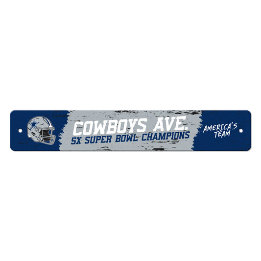 NFL - Dallas Cowboys Sign Street Flat