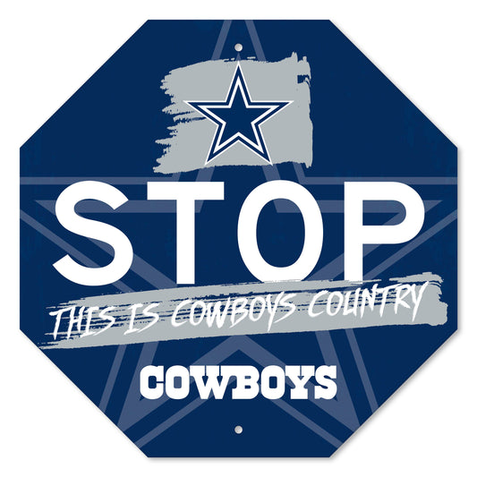 NFL - Dallas Cowboys Sign Stop Flat