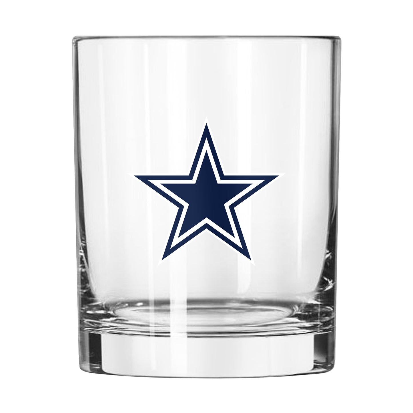 Dallas Cowboys 14oz Satin Etch Rocks Glass