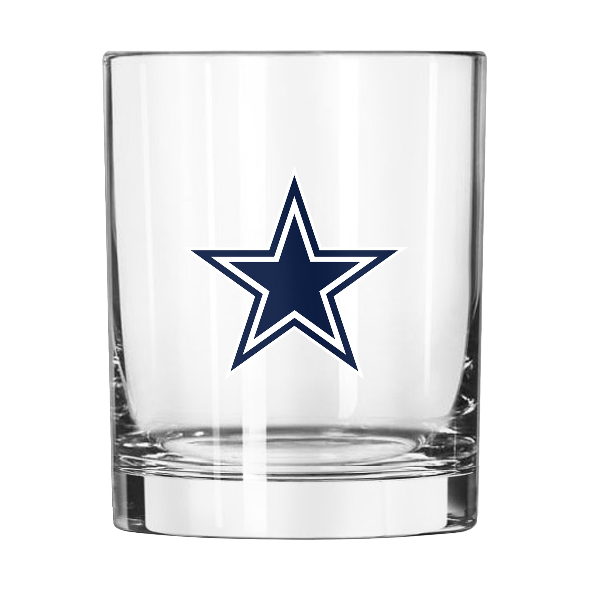 Dallas Cowboys 14oz Satin Etch Rocks Glass
