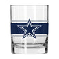 Dallas Cowboys 14oz Stripe Rocks Glass