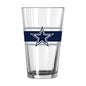 Dallas Cowboys 16oz Stripe Pint Glass