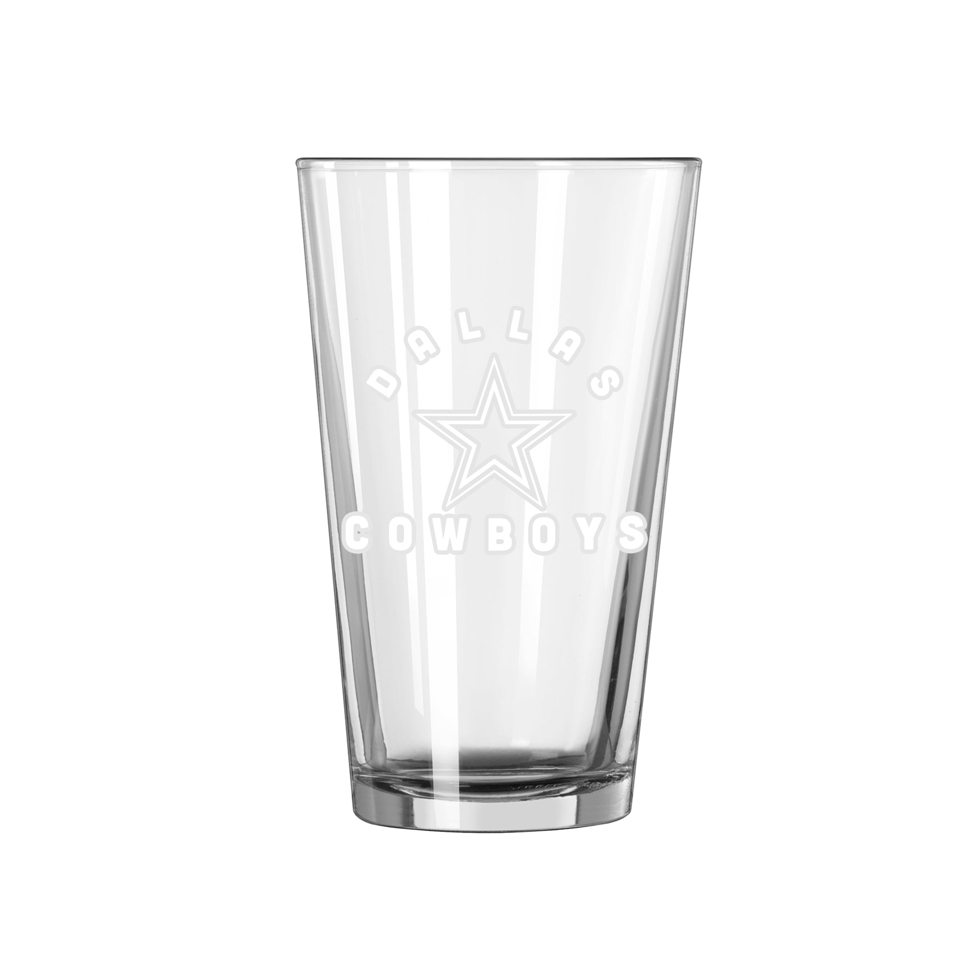 Dallas Cowboys 16oz Archway Pint Glass
