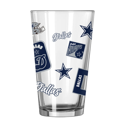 Dallas Cowboys 16oz Dreamweave Pint Glass