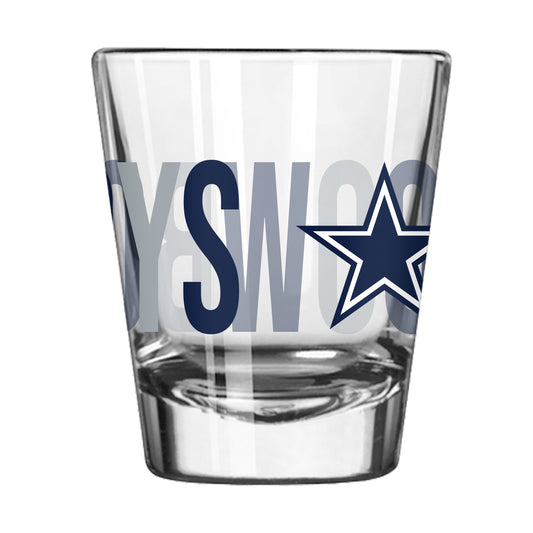 Dallas Cowboys 2oz Overtime Shot Glass