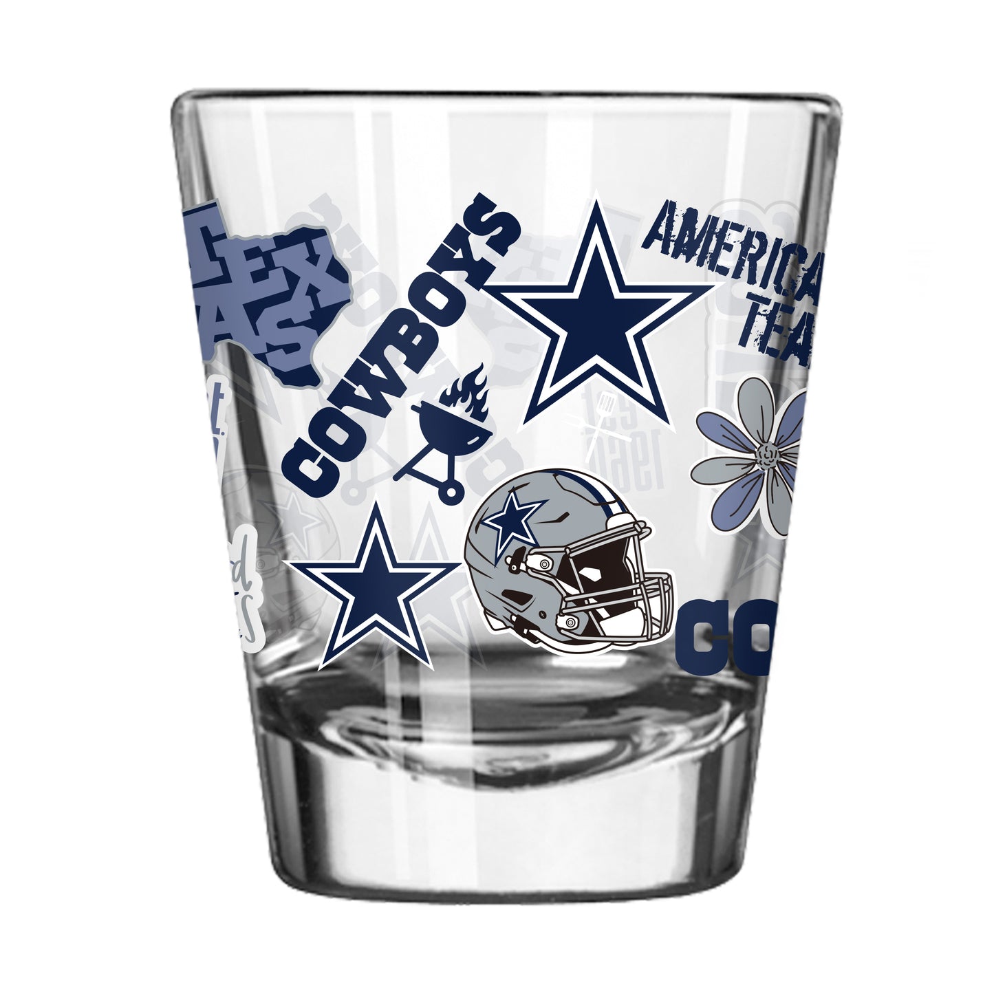 Dallas Cowboys 2oz Native Shot Glass