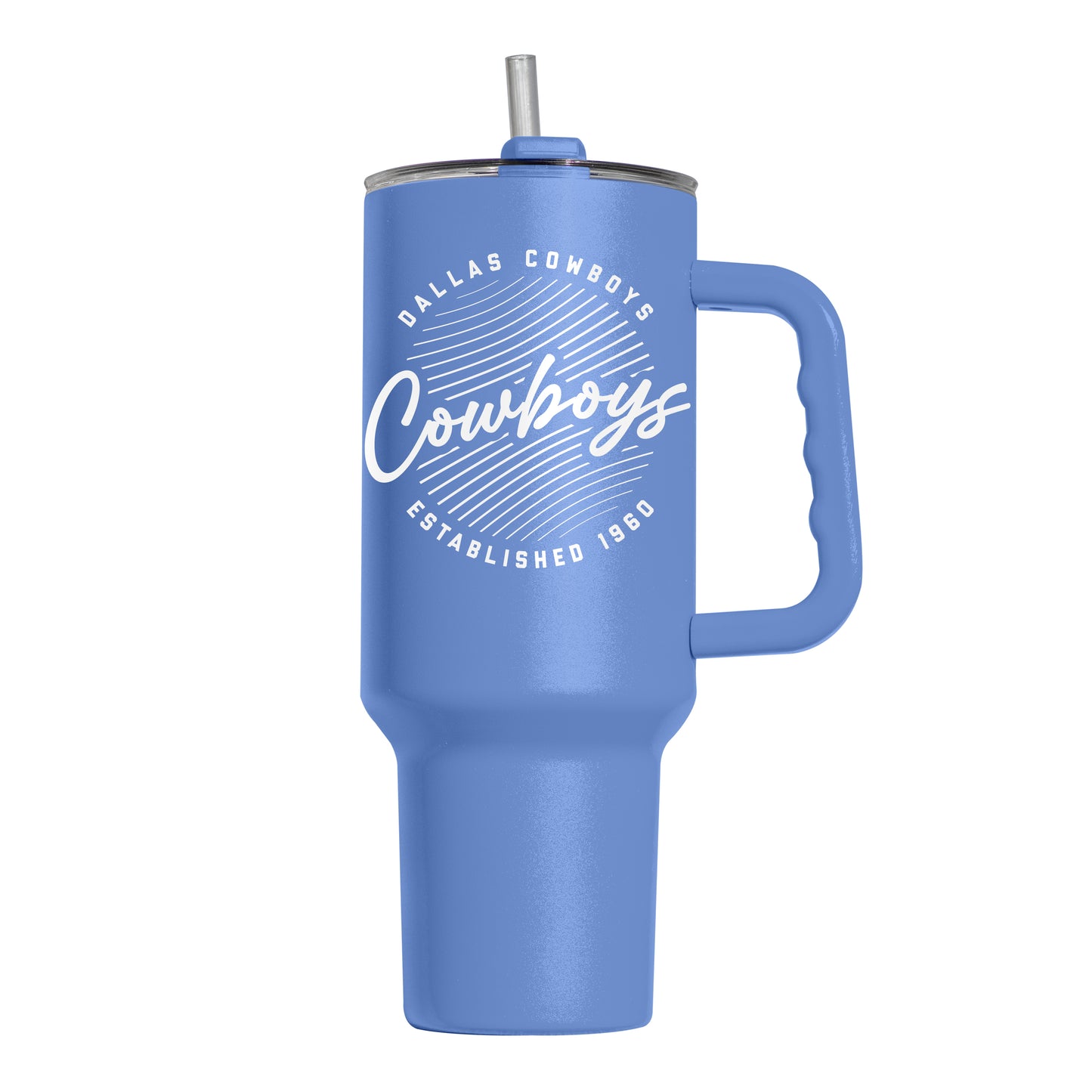 Dallas Cowboys 40oz Retro Script Arctic Powder Coat Tumbler