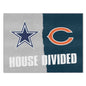 NFL House Divided Mat - Cowboys / Bears