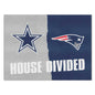 NFL House Divided Mat - Cowboys / Patriots