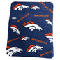 Denver Broncos Repeating Classic Fleece Throw