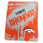 Denver Broncos Classic Graffiti Fleece Throw