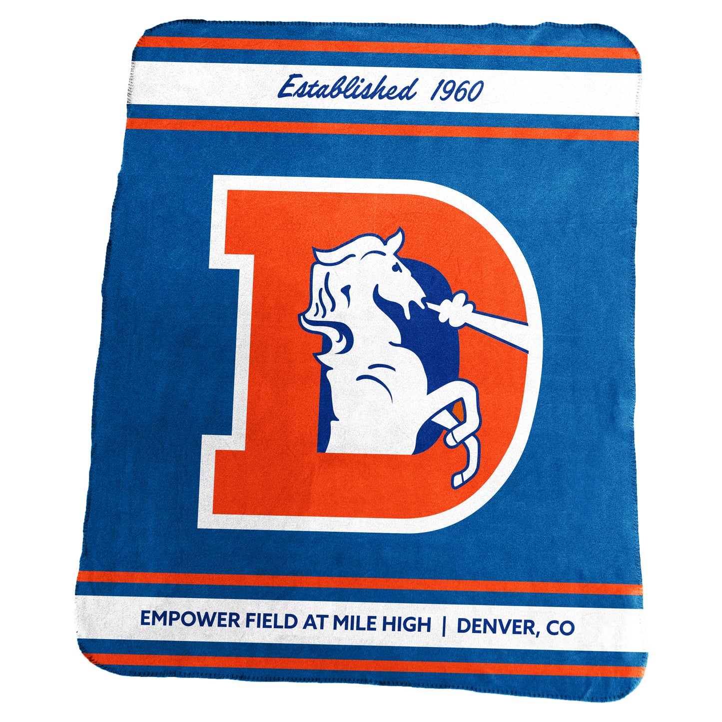 Denver Broncos Stadium Classic Fleece Throw
