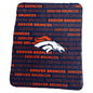 Denver Broncos Classic Fleece Throw